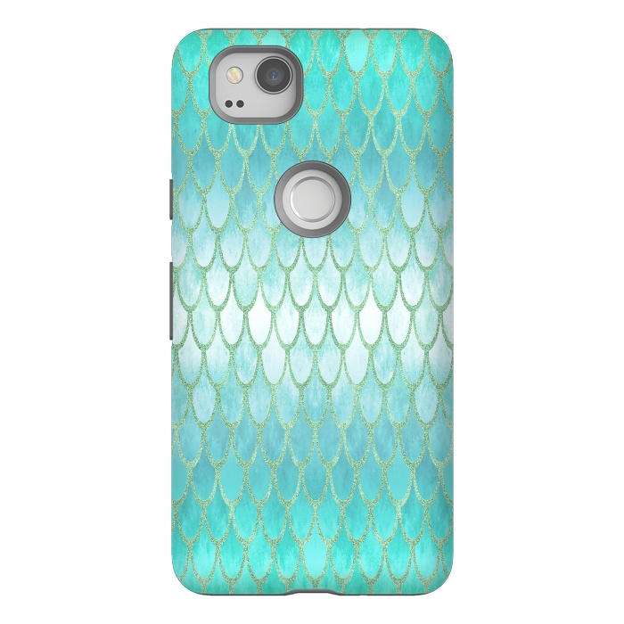Pixel 2 StrongFit Pretty Mermaid Scales 03 by Angelika Parker