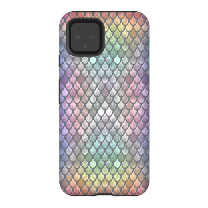 Pixel 4 StrongFit Pretty Mermaid Scales 26 by Angelika Parker