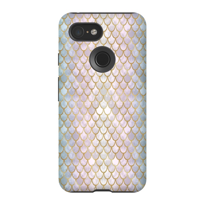 Pixel 3 StrongFit Pretty Mermaid Scales 22 by Angelika Parker