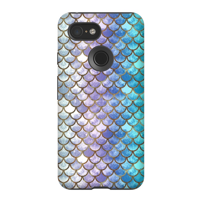 Pixel 3 StrongFit Pretty Mermaid Scales 38 by Angelika Parker
