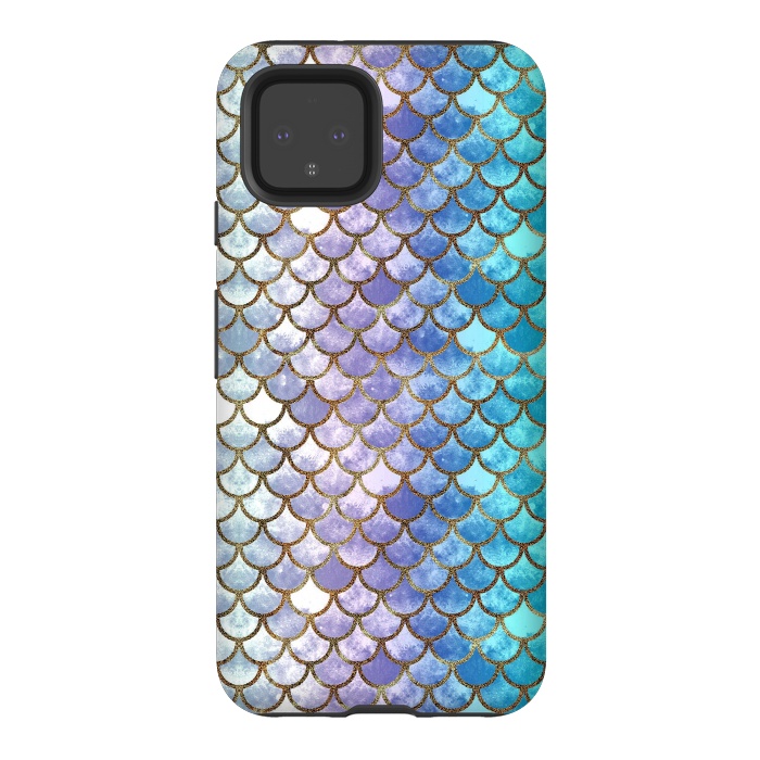 Pixel 4 StrongFit Pretty Mermaid Scales 38 by Angelika Parker