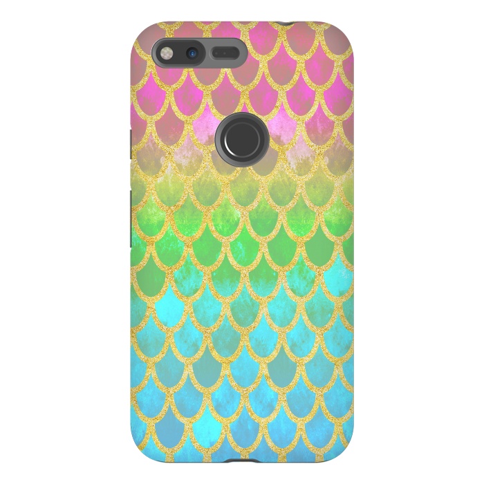 Pixel XL StrongFit Pretty Mermaid Scales 115 by Angelika Parker