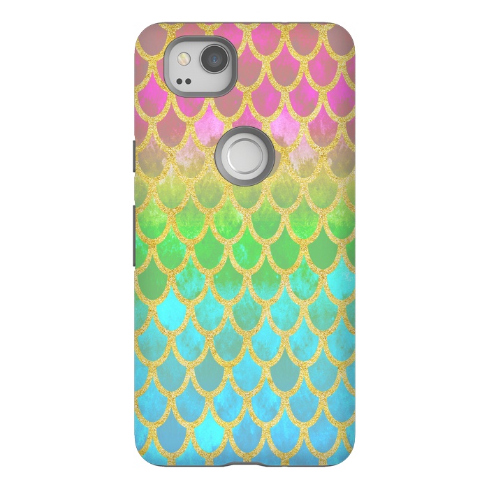 Pixel 2 StrongFit Pretty Mermaid Scales 115 by Angelika Parker