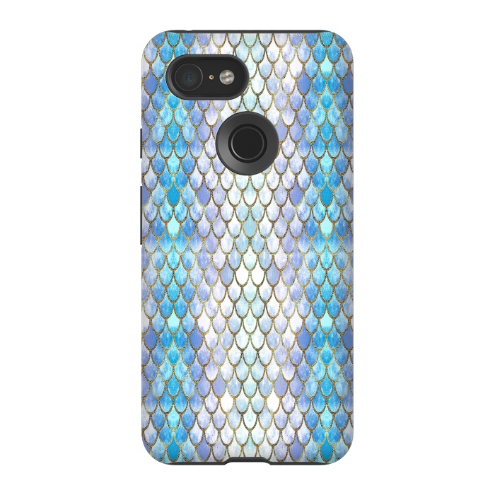 Pixel 3 StrongFit Pretty Mermaid Scales 41 by Angelika Parker