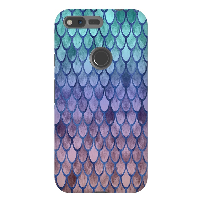 Pixel XL StrongFit Pretty Mermaid Scales 99 by Angelika Parker