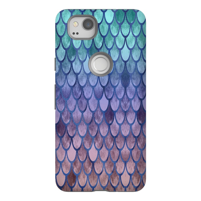 Pixel 2 StrongFit Pretty Mermaid Scales 99 by Angelika Parker