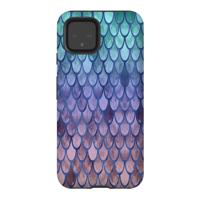 Pixel 4 StrongFit Pretty Mermaid Scales 99 by Angelika Parker