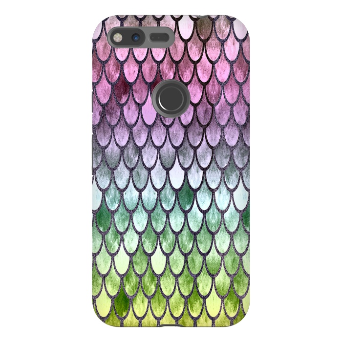 Pixel XL StrongFit Pretty Mermaid Scales 119 by Angelika Parker