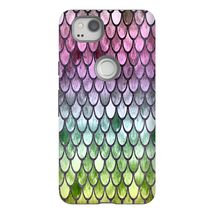 Pixel 2 StrongFit Pretty Mermaid Scales 119 by Angelika Parker