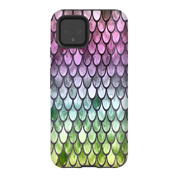 Pixel 4 StrongFit Pretty Mermaid Scales 119 by Angelika Parker