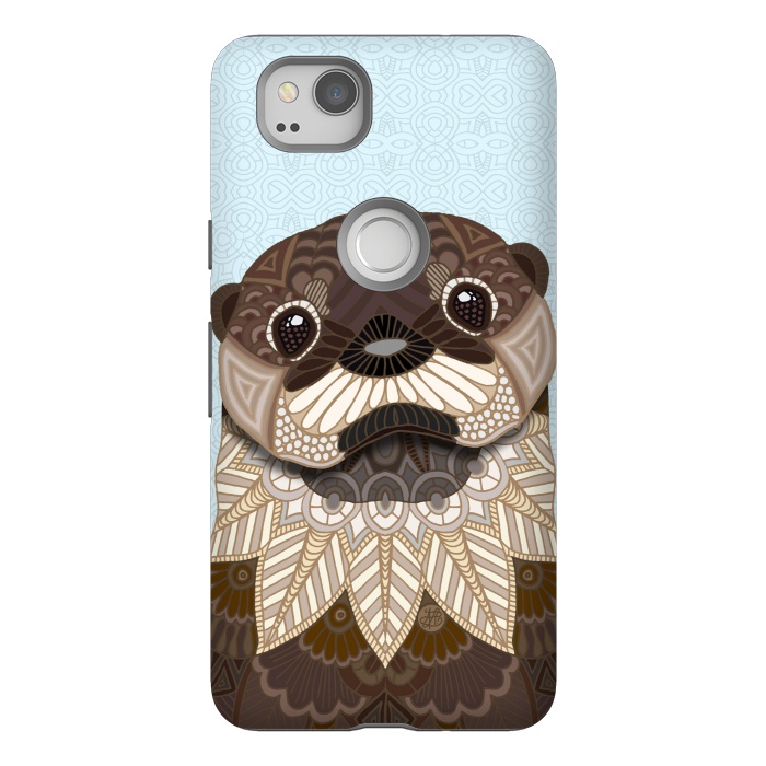 Pixel 2 StrongFit Otterly Cute by Angelika Parker