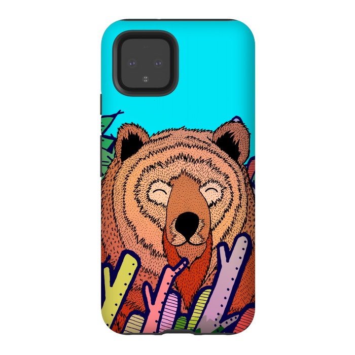 Pixel 4 StrongFit The bear in the leaves by Steve Wade (Swade)