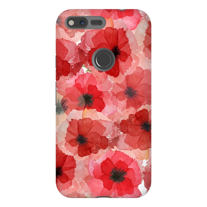 Pixel XL StrongFit Abstract Poppy Pattern by  Utart