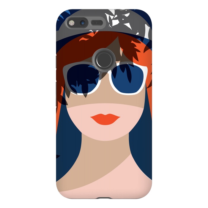 Pixel XL StrongFit Girl with Sunglasses by DaDo ART