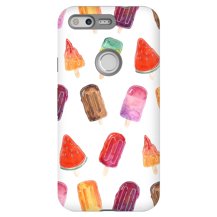 Pixel StrongFit Summer Popsicle Print by Becky Starsmore