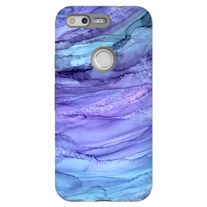 Pixel StrongFit Purple Mermaid Marble by Becky Starsmore