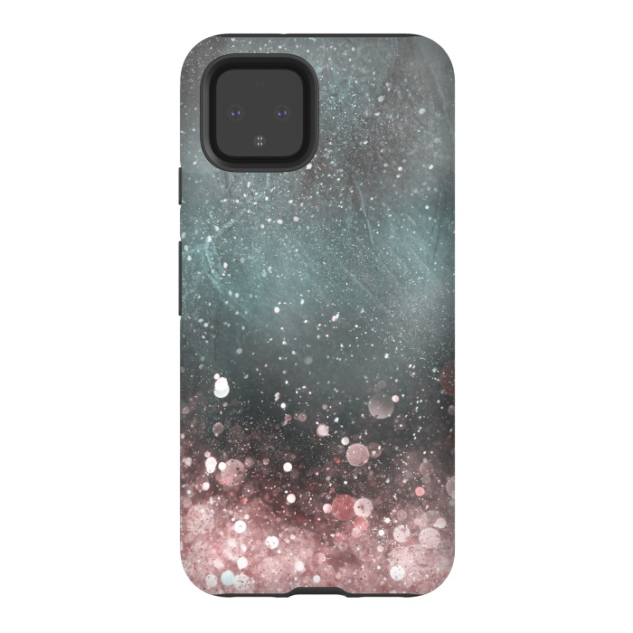 Pixel 4 StrongFit Pink Sparkle 2 by Andrea Haase
