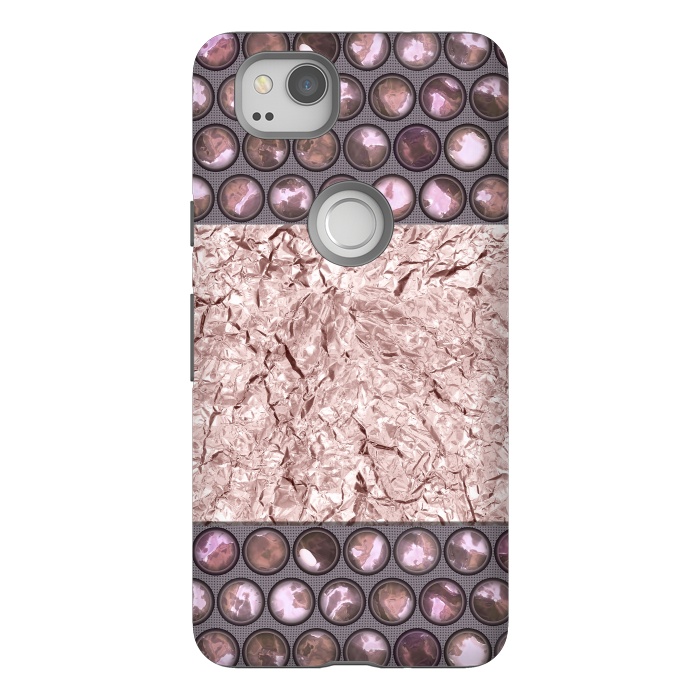 Pixel 2 StrongFit Rose Gold Shiny Elegance by Andrea Haase