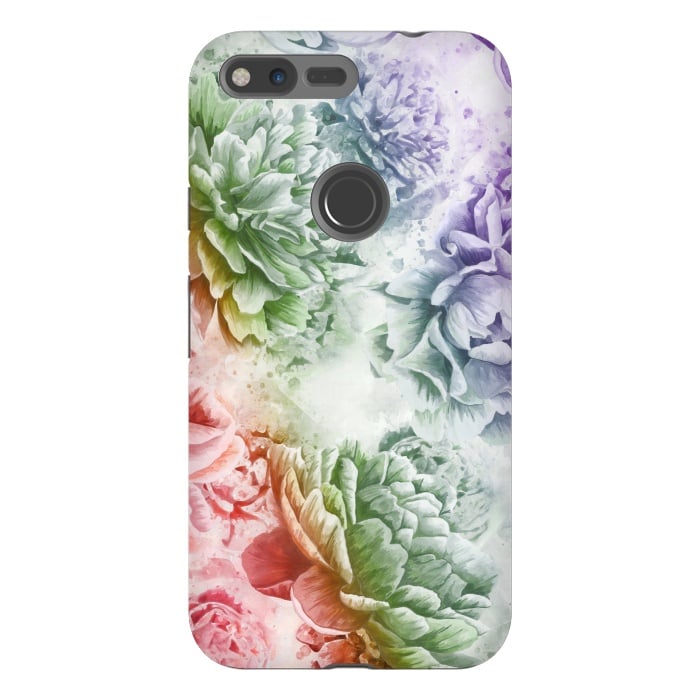 Pixel XL StrongFit Soft Flowers by Creativeaxle