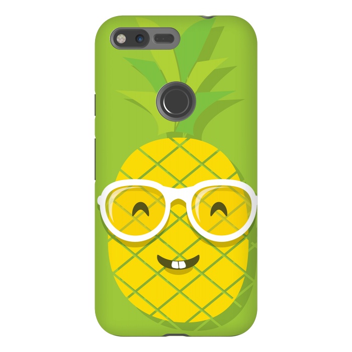 Pixel XL StrongFit Summer Fun - Smiling Pineapple by DaDo ART
