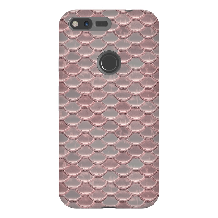 Pixel XL StrongFit Pink Snake Skin by Andrea Haase