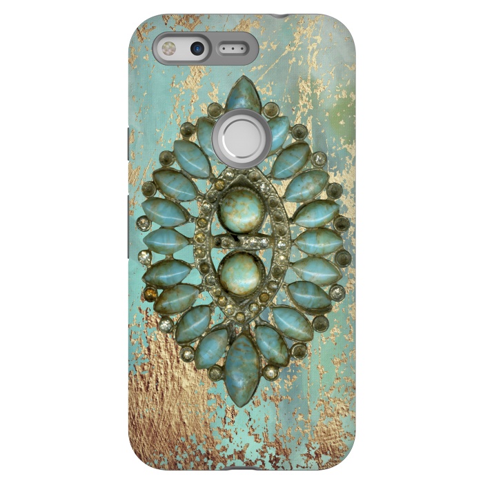 Pixel StrongFit Turquoise Embellishment by Andrea Haase