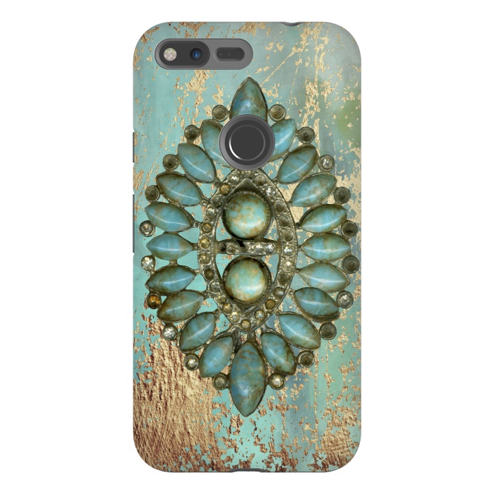 Pixel XL StrongFit Turquoise Embellishment by Andrea Haase
