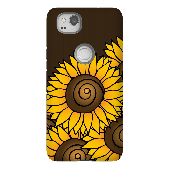 Pixel 2 StrongFit Sunflower by Majoih