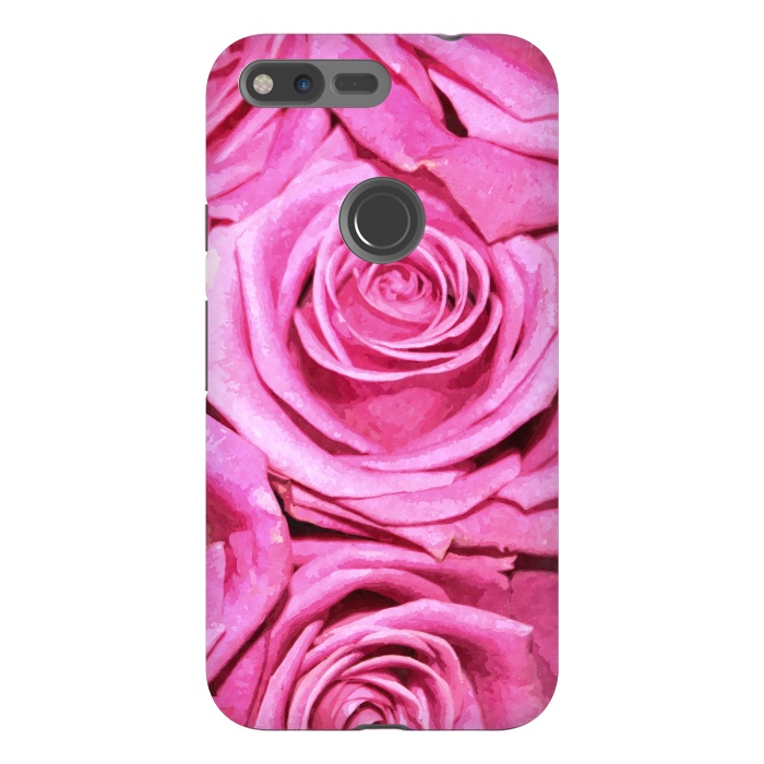 Pixel XL StrongFit Pink Roses  by Alemi