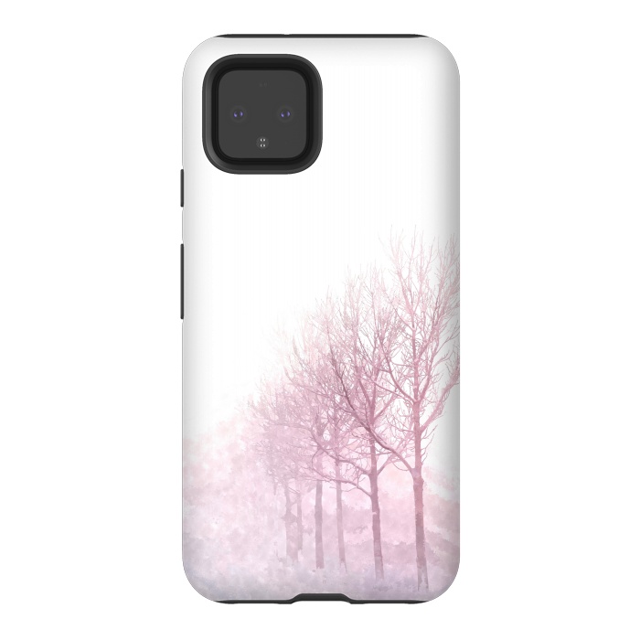 Pixel 4 StrongFit Pink Trees by Alemi