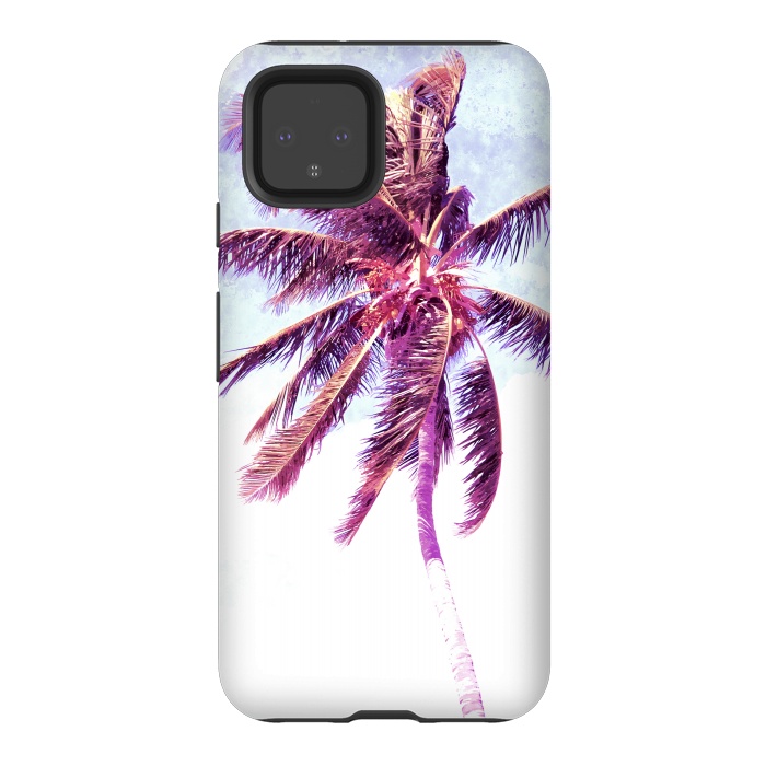 Pixel 4 StrongFit Palm Tree Tropical Illustration by Alemi