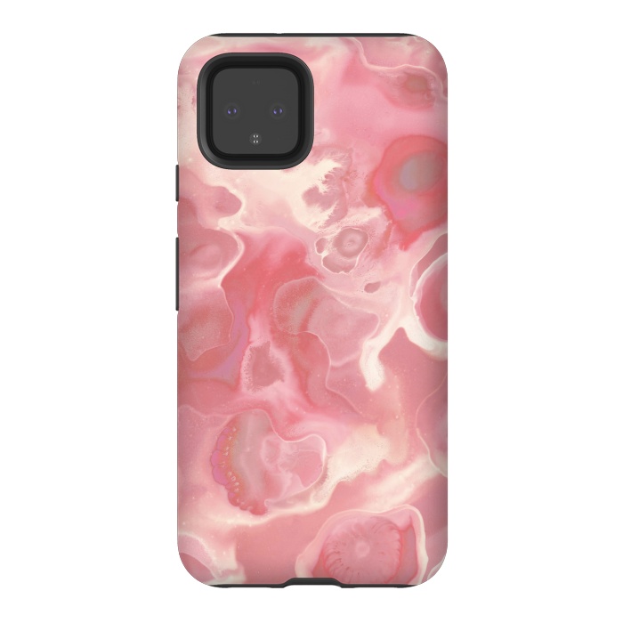 Pixel 4 StrongFit Melted Strawberry Cream by Micklyn Le Feuvre