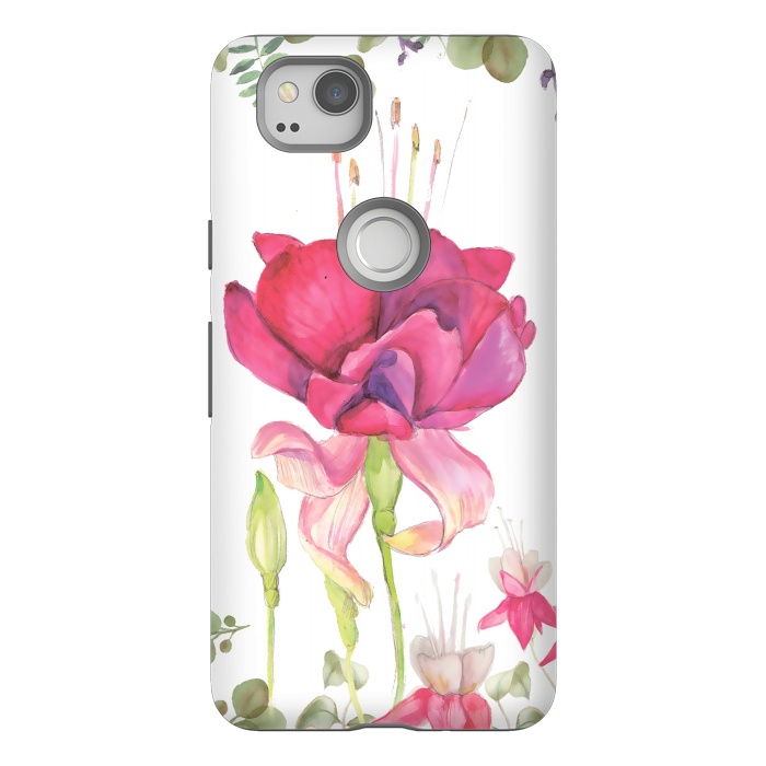 Pixel 2 StrongFit Reddish Rose by Creativeaxle