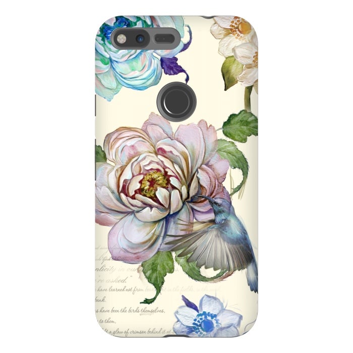 Pixel XL StrongFit Vintage Rose by Creativeaxle