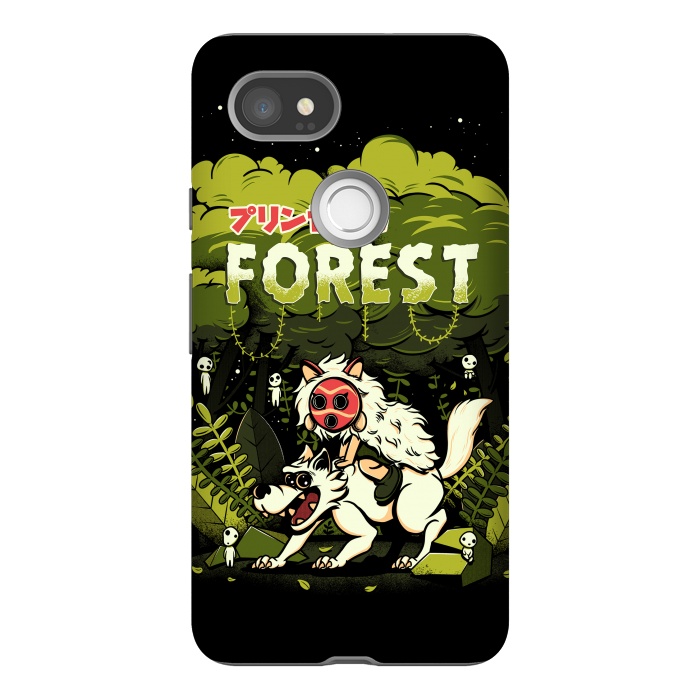 Pixel 2XL StrongFit The Forest Princess by Ilustrata