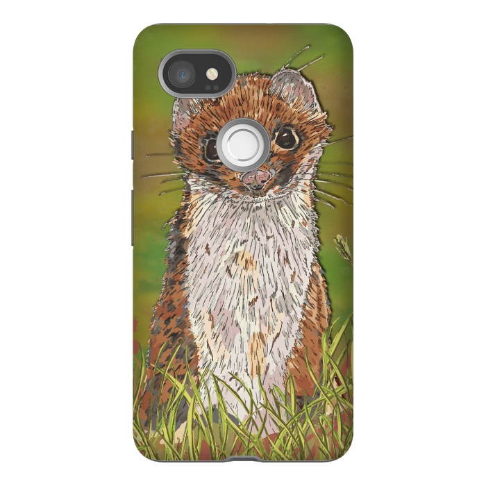 Pixel 2XL StrongFit Summer Stoat by Lotti Brown