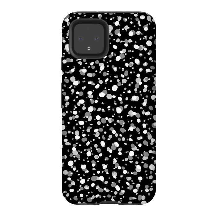 Pixel 4 StrongFit White Dots by Majoih