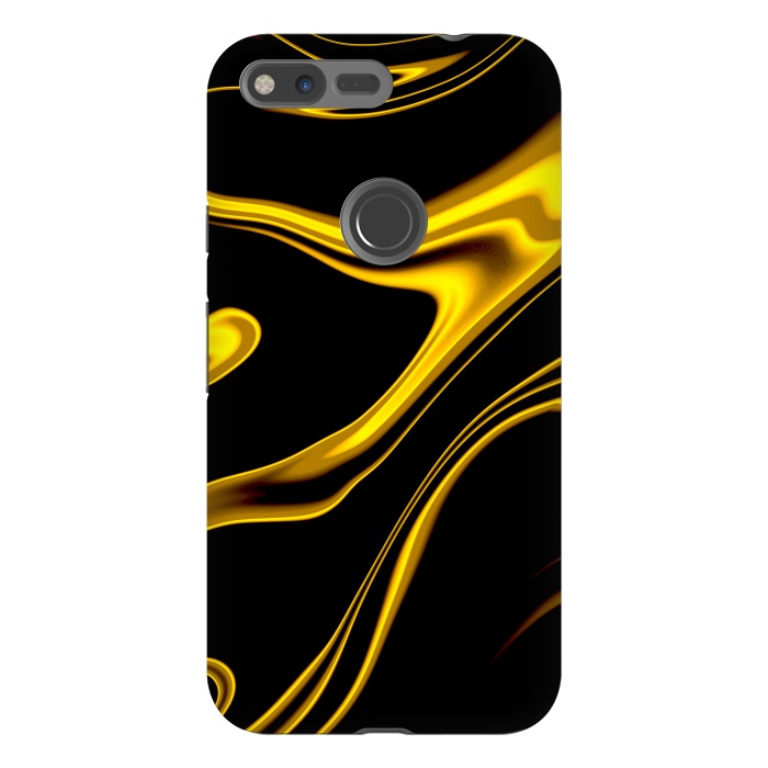 Pixel XL StrongFit Black and Gold by Ashley Camille