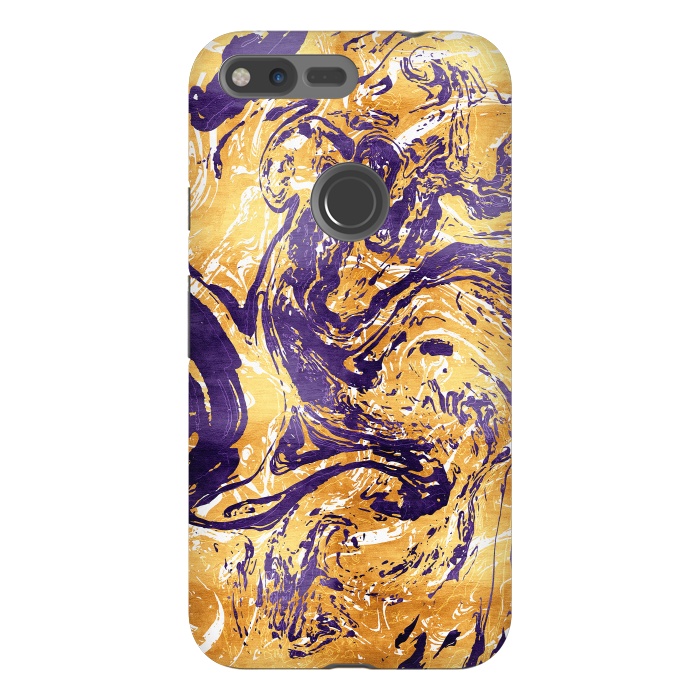 Pixel XL StrongFit Abstract Marble by Art Design Works