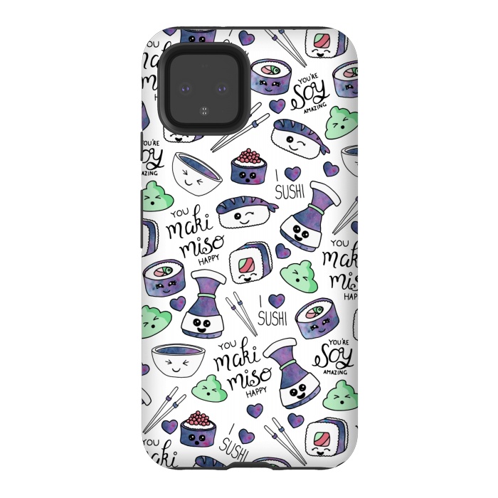 Pixel 4 StrongFit Galaxy Sushi by gingerlique