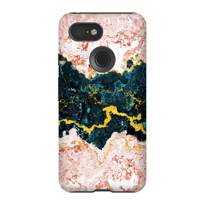 Pixel 3 StrongFit Abstract Marble I by Art Design Works