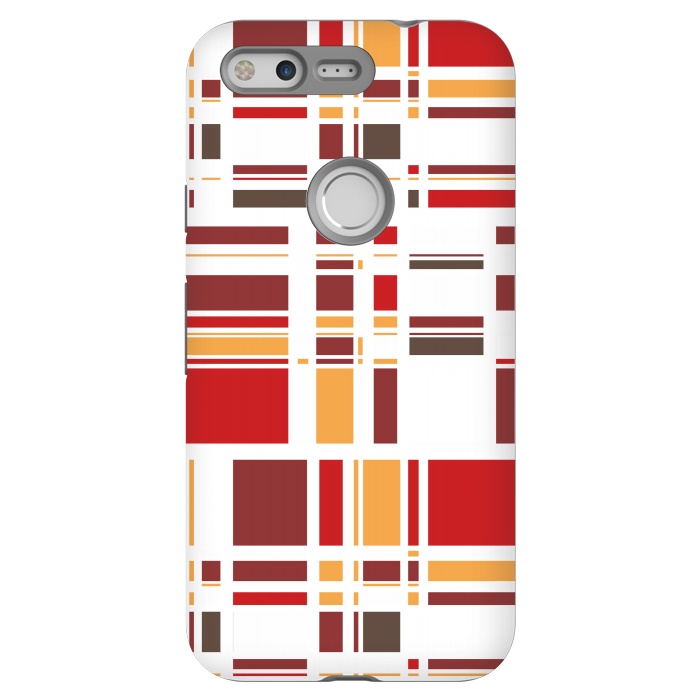 Pixel StrongFit Fourth Dimension Red Plaid by Majoih