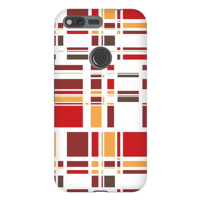 Pixel XL StrongFit Fourth Dimension Red Plaid by Majoih