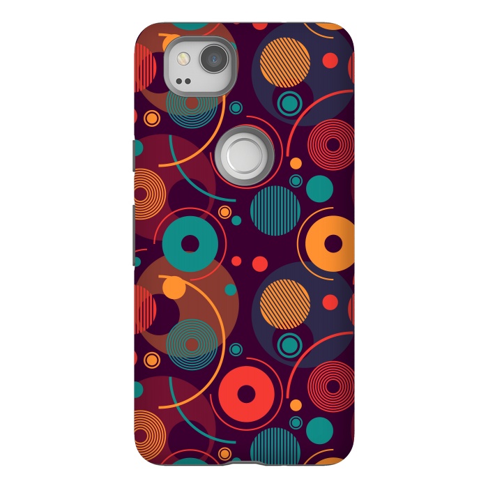 Pixel 2 StrongFit colorful rounded shapes by TMSarts