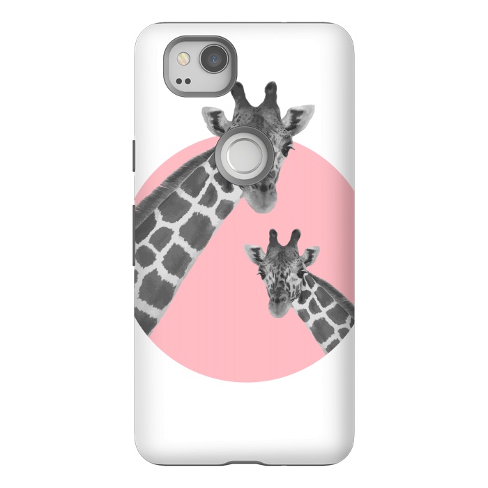 Pixel 2 StrongFit Giraffe Love by MUKTA LATA BARUA