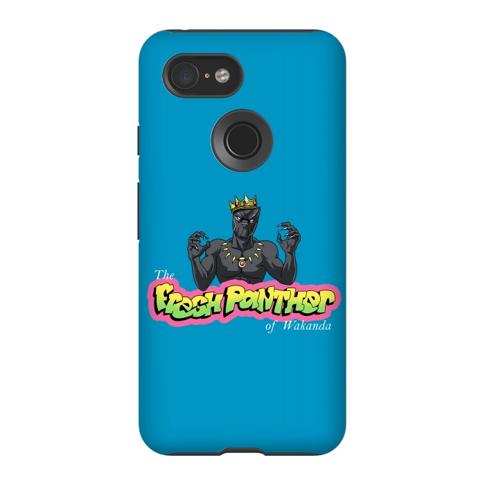 Pixel 3 StrongFit The Fresh Panther of Wakanda by Vincent Patrick Trinidad