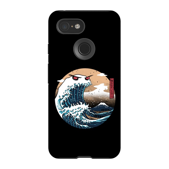 Pixel 3 StrongFit The Great Monster of Kanagawa by Vincent Patrick Trinidad