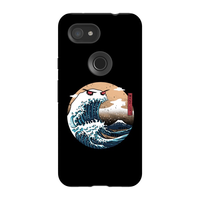 Pixel 3A StrongFit The Great Monster of Kanagawa by Vincent Patrick Trinidad