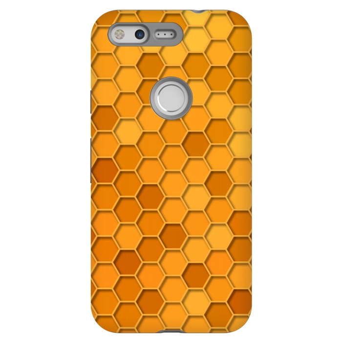 Pixel StrongFit Hexagonal Honeycomb Pattern by Quirk It Up
