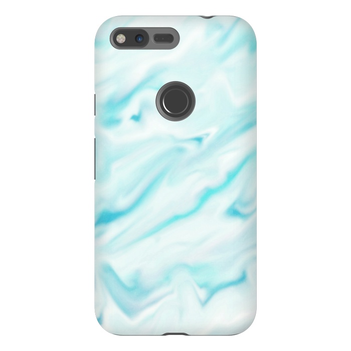 Pixel XL StrongFit Mint blue abstract paint by Jms
